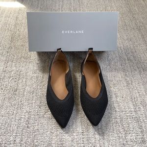 Everlane black knit flats
